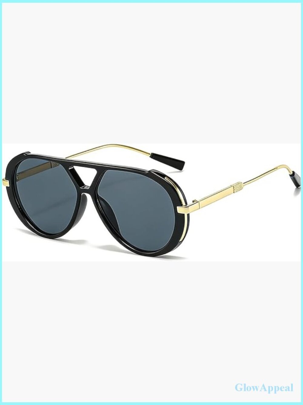 Oversized Aviator Sunglasses Metal Retro Aviators UV400 Protection Unisex